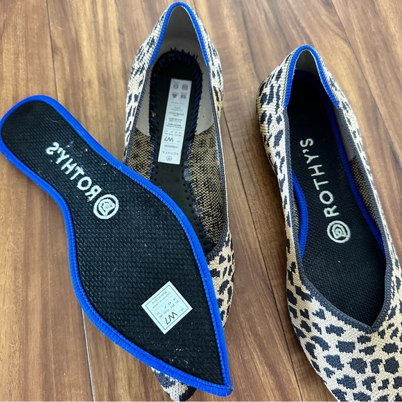 {Rothy’s} Leopard print they point ballet flat Size: 7 - Picture 4 of 6